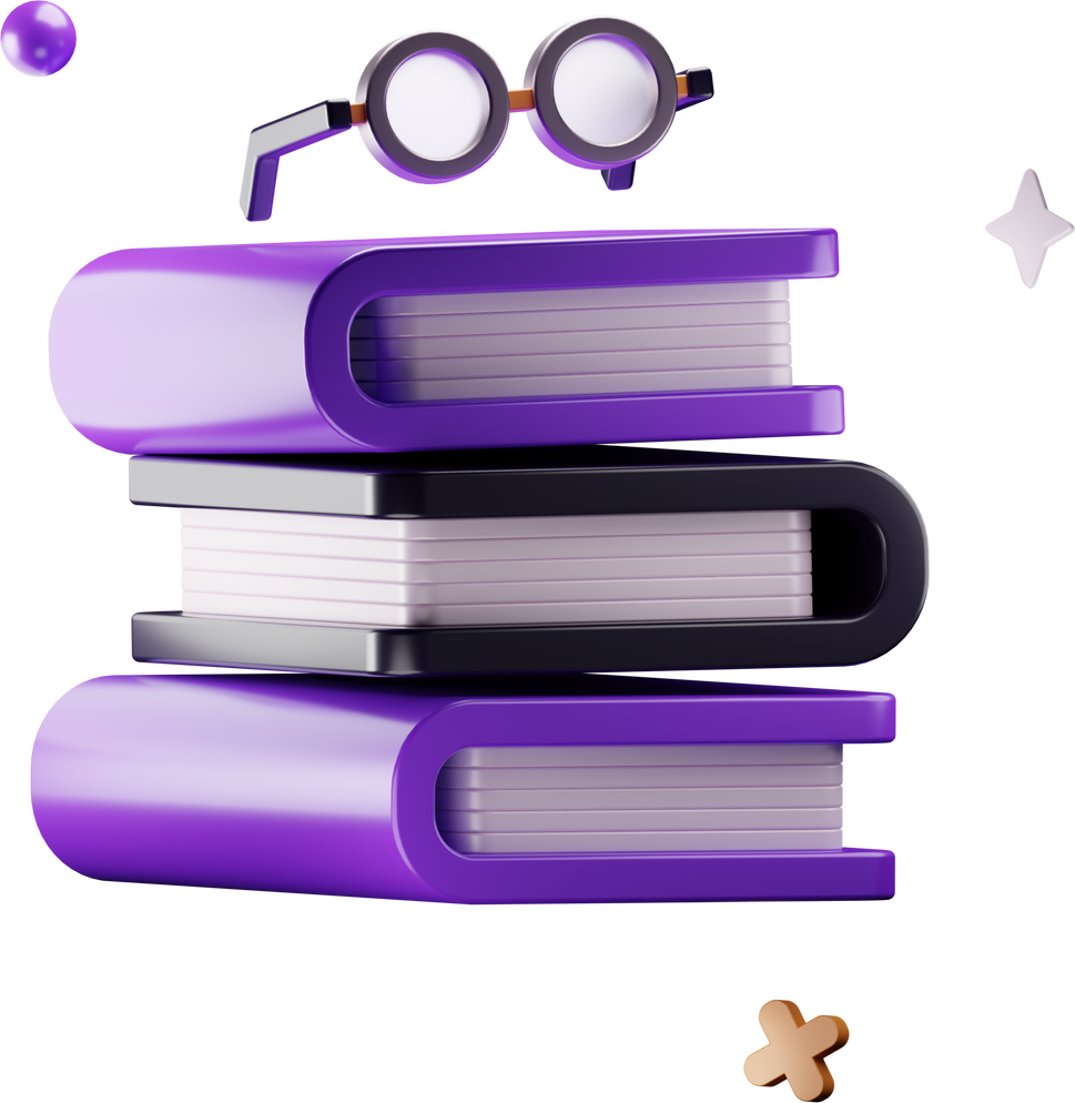 Books 3D Icon